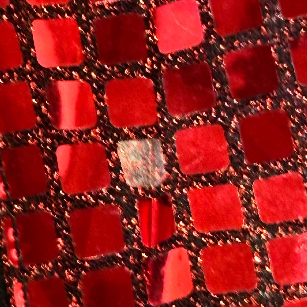 Men's Red Sequin Performance Jacket - Picture 8 of 12